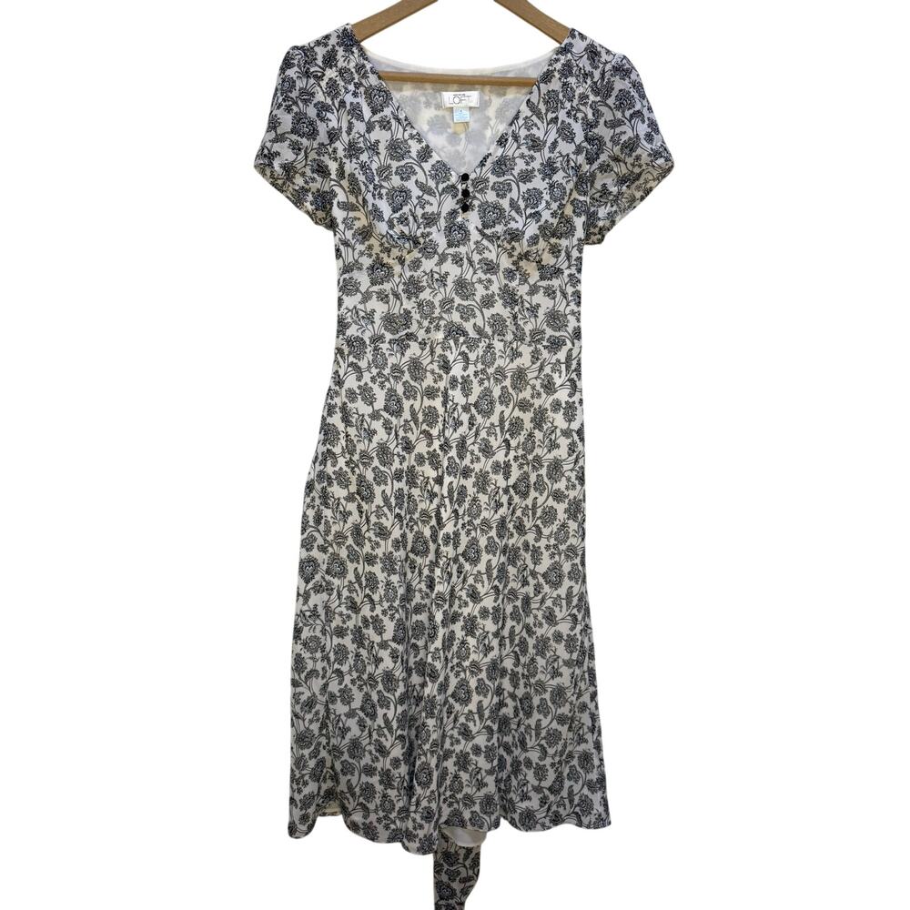 Loft floral print dress size 6